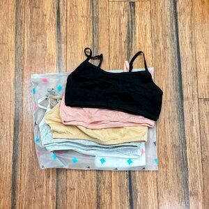 Crop Cami Training Bras (5) w/ Adjustable Straps